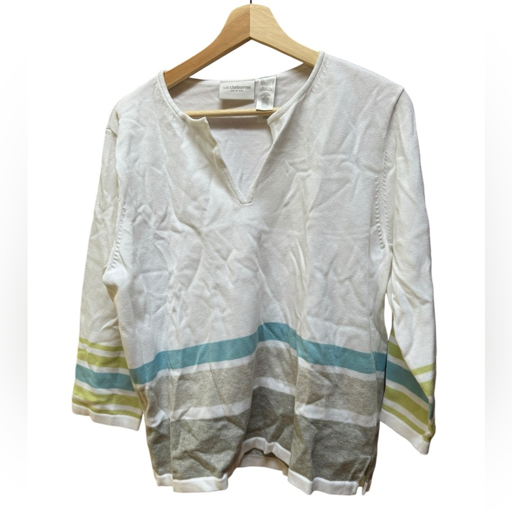 NWT‎ Liz Claiborne Soda Fountain Lightweight Sweater